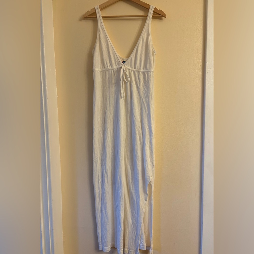 Free People Beach Essential Tank Midi Dress Ivory sz S